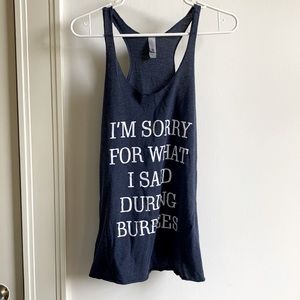 Next Level tank top gym athletic outdoor scoop line activewear